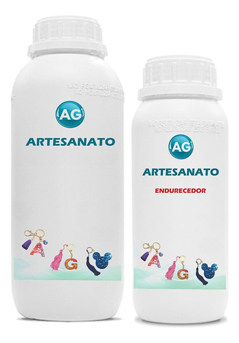 Resina Epóxi Para Madeiras E Artesanatos Kit Com 1kg