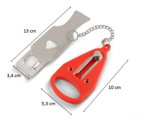 Imagen 4 de 4 de Cerradura Portátil Para Puertas. Traba Puerta Antirrobo.