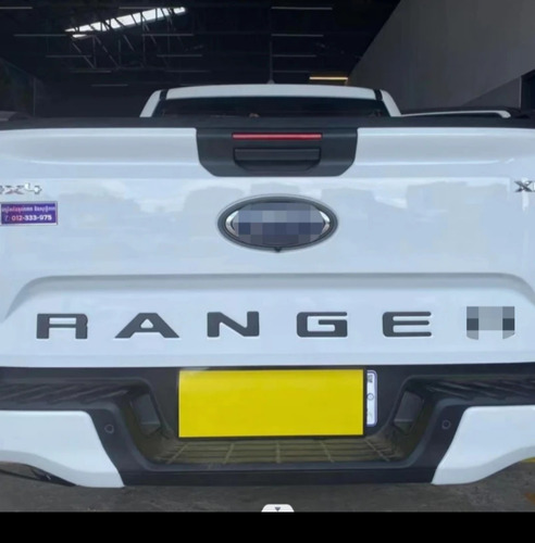 Insignia Letras 3d Porton Trasero Ford Ranger 2023/24