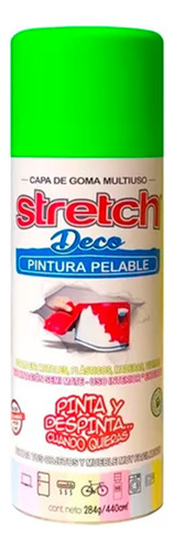 Pintura Pelable En Aerosol Stretch Deco Verde 284g/440 Cm3