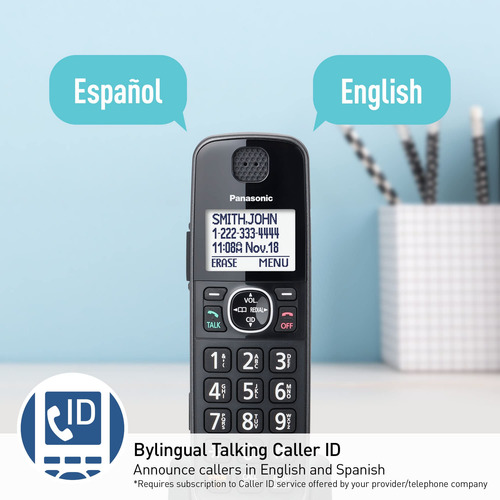 Sistema Telefónico Inalámbrico Panasonic Kx-tge645m Con 5 Au