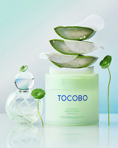 Tocobo Cica Calming Aqua Pad Momento De Aplicación Día/noche Tipo De Piel Sensible Sensible Día/noche