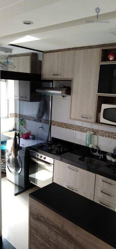 Apartamento 2 Dormitórios À Venda, 47m², Condomínio Parque Sicília, Pq. Campolim Em Sorocaba/sp - Ap1348