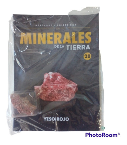 Fascículo +  Minerales. Entrega N 28 Yeso Rojo.