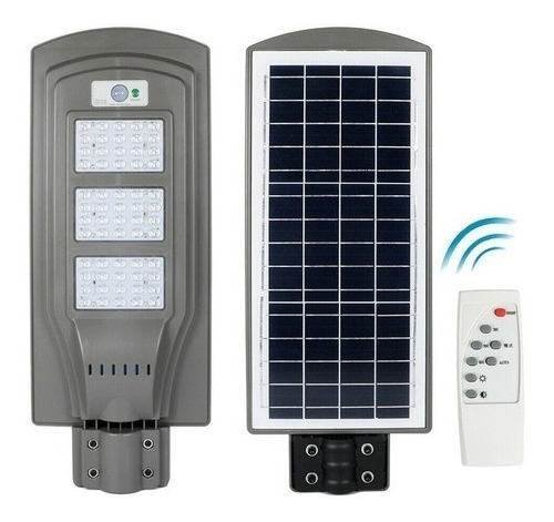 Foco Led Solar Poste Luminaria 120w  Ml9895