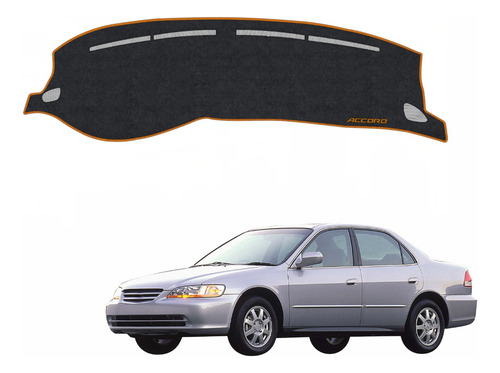 Cubretablero Bordado Honda Accord 2002 Oxford-naranja H3-g