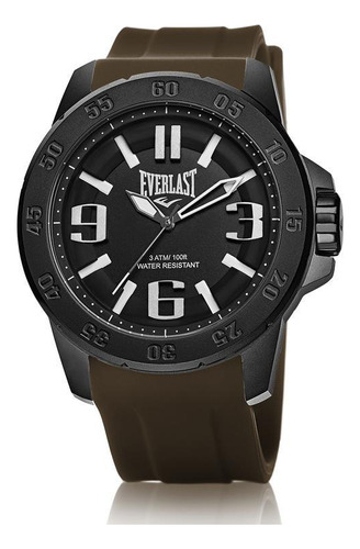 Relógio Masculino Everlast Marrom 2 Anos E6966