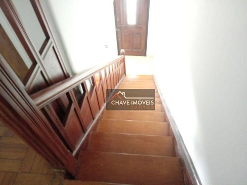 Imagem 2 de 17 de Sobrado Com 3 Dormitórios À Venda, 150 M² Por R$ 550.000,00 - Encruzilhada - Santos/sp - So0145
