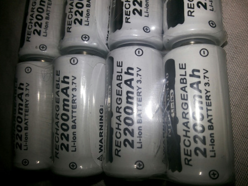 Bateria 3,7 Volt 2200mah Li-ion 16340