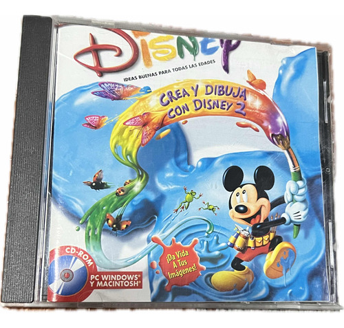 Mdisney Crea Y Dibuja Con Disney 2 Pc (Reacondicionado)