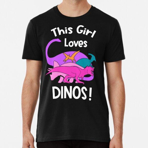 Remera Esta Chica Ama La Camiseta De La Novedad Del Dinosaur
