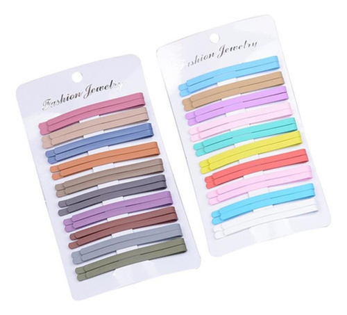 A 2 X 20 Peças De Grampos De Cabelo Coloridos Para Estilo De