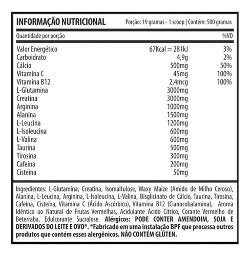 Pre Treino Psichotic Demon Gold 500g Luva Demons Lab Sabor Sem Sabor
