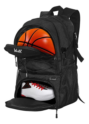 Mochila Deportiva Grande De Baloncesto Separada Con Bolsa |