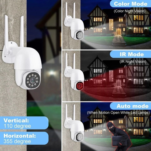 Camara Ip Wifi Exterior Inalambrica 2 Mp Zoom 5x Ml9754