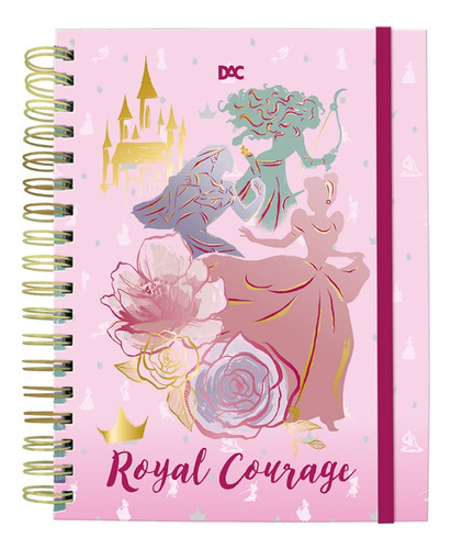 Caderno Smart Inteligente Disney Princesas Retira/coloca Fls