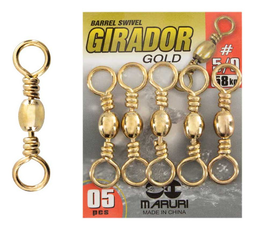 Cartela De Girador Gold N16 - 1,10cm 10 Peças Maruri