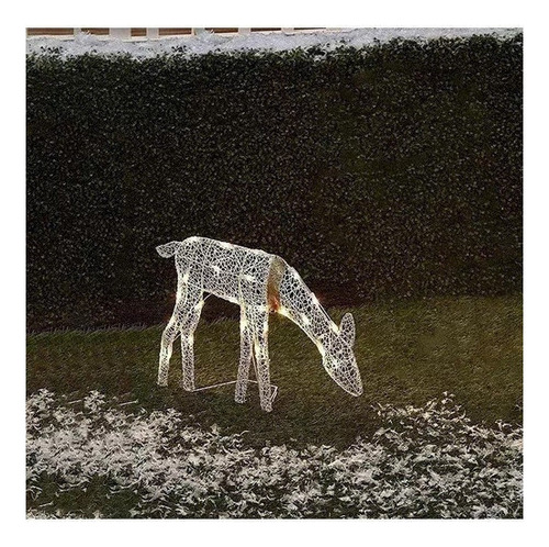Arte De Decoración Navideña Con Ciervos Y Alces, Decoración