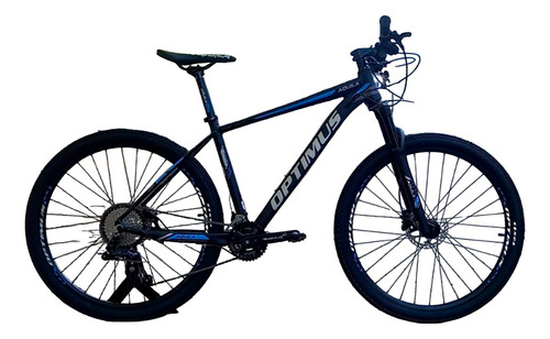 Bicicleta Mtb Optimus Aquila - Negro/rojo Rodado 29 Color Negro-azul Tamaño Del Cuadro M - 18