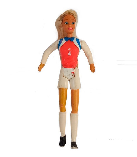 Muñeca Barbie Jugadora De Fútbol Miniatura (Usado)