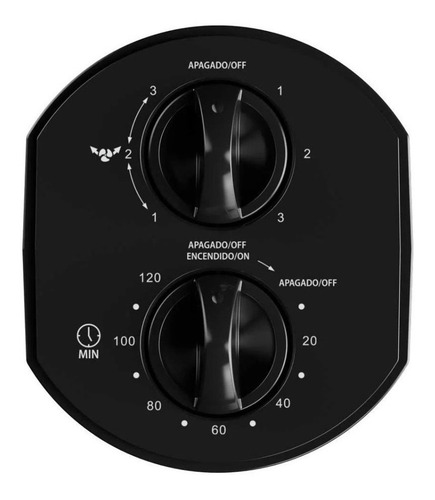 Imagen 3 de 3 de Ventilador de torre Oster OTF301M negro 220 V