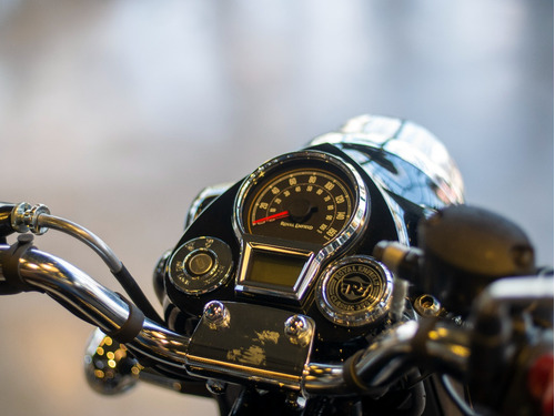 Imagen 12 de 25 de Royal Enfield Classic 350 Halcyon Black Reserva La Tuya Ya!