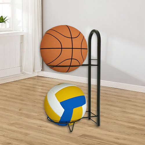 Basquete Expositor Bolas Prateleira Portátil Espaço Preto