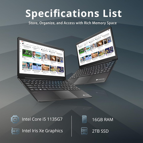 Laptop Gateway Ultra Slim 14 Core I5-1135g7 16gb Ram 2tb Ssd