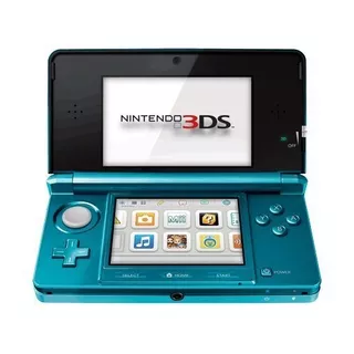 Nintendo 3DS CTR-001 color aqua blue