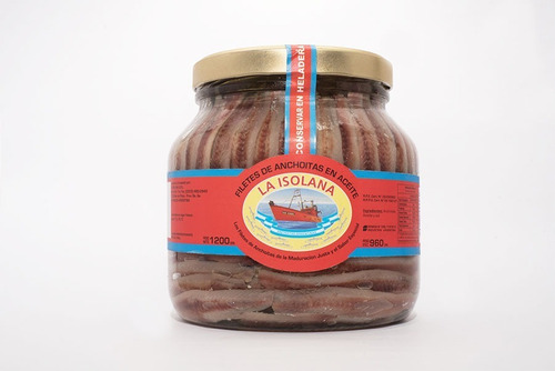 Filetes De Anchoitas En Aceite La Isolana X 960 G.