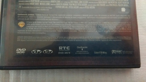 El Señor De Los Anillos Las Dos Torres Pelicula Dvd (Usado)