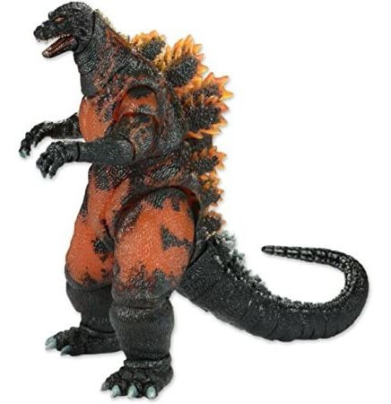Neca Figura De Acción Clásica De Godzilla Ardiente 1995,