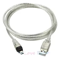 Comprar Nuevo 5 Pies Usb A Firewire Ieee 1394 4 Pines Ilink Adaptado