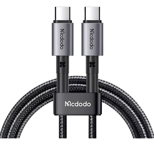 Cable Tipo C A Tipo C Pd 65w 1,5 M Carga Rapida Mcdodo Negro
