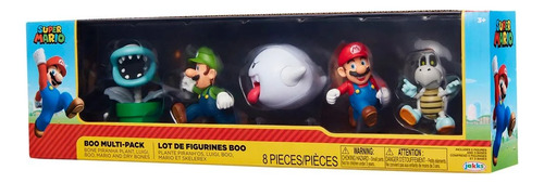Pack Figuras Super Mario Boo X5 Pack 6cm