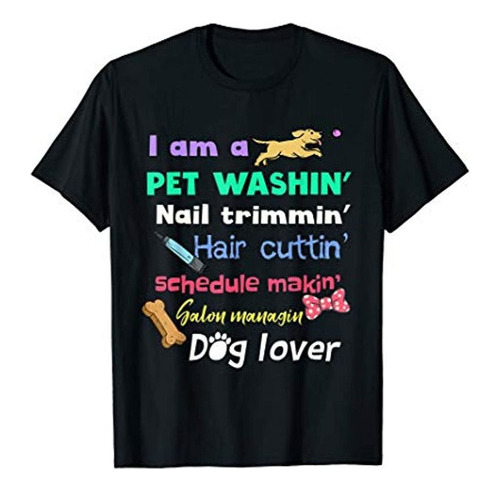 Camiseta De Regalo De Peluquero De Perros Aseo De Mascotas C