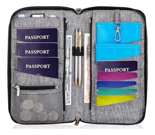 Hcaja De Almacenamiento De Documentos De Viaje Para El Hogar