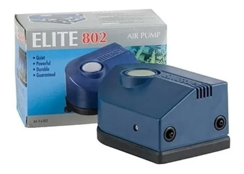 Bomba De Aire Elite 802 Oxigeno Para Acuarios De 80 Litros