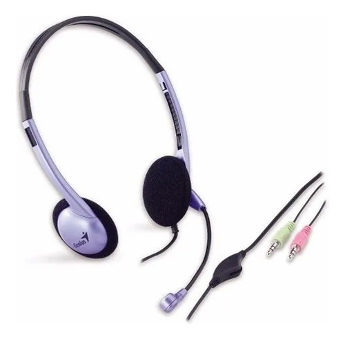 Auricular Headset Vincha Genius Hs-02b Con Microfono