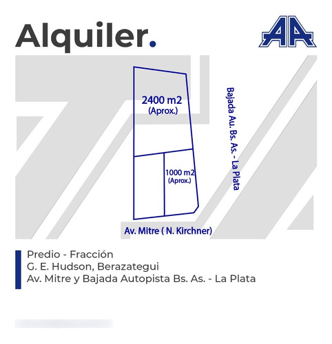Fracción Alquiler - Baja De Au. Bs. As. - La Plata 