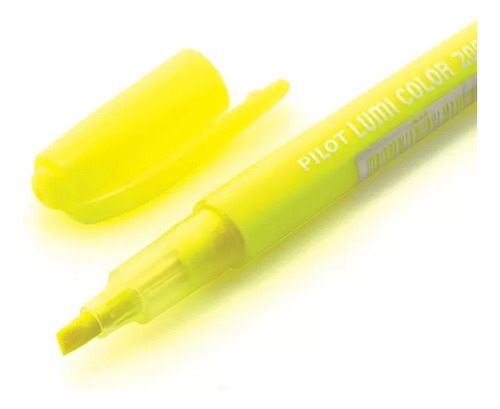 Caneta Lumi Color Amarela Pilot Caixa Com 12 Unidades