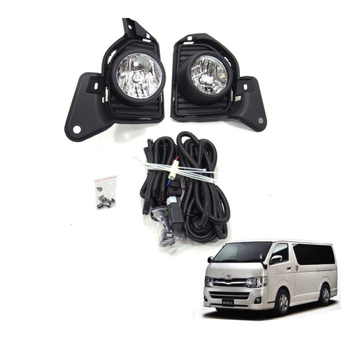 Neblinero Completo Furgon Toyota Hiace Gl 2015-19 C/envio 