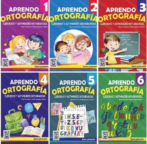 6 Guías Escolares De Ortografía Para Primaria De 1ro A 6to