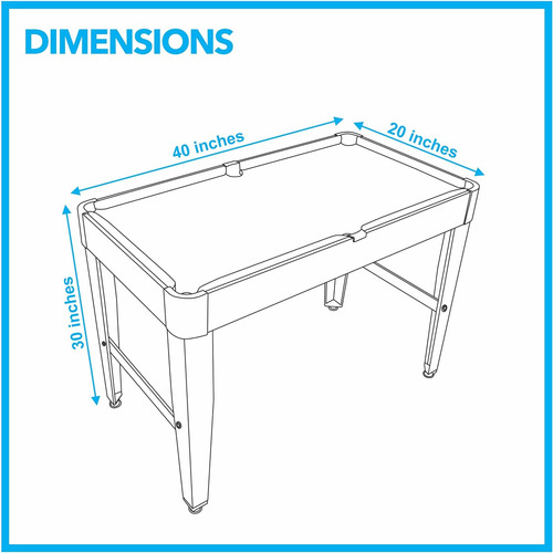 Mini Mesa De Billar, Mesa De Billar De 3 Pies/40 Pulgadas Co