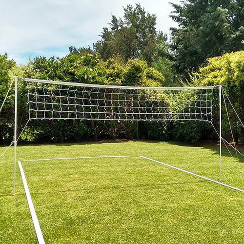 Imagen 3 de 6 de Red Voley Voleibol 3mtx1mts Hilo 2.5cm Juego Pelota Cancha P