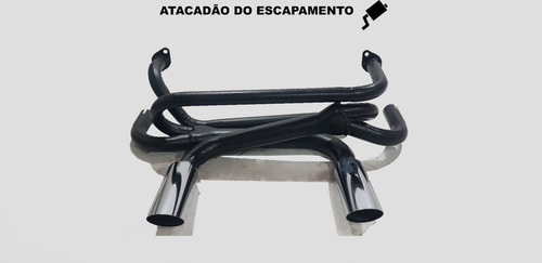 Escapamento Esportivo 4x2 Fusca Kombi Brasilia Puma