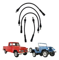 Comprar Jogo Cabo Velas Jeep Rural F75 Ford Willys Motor Opala 4 Cil