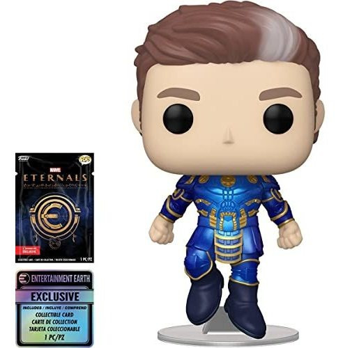 Tarjeta Coleccionable Con Figura Pop De Ikaris De Eternals