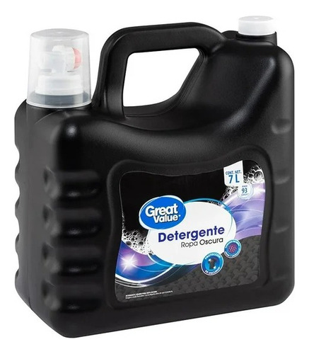 3 Pzas Detergente Líquido Great Value Oscuros Radiantes 7 L