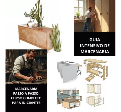 Marcenaria Iniciantes 16 Mil Projetos Curso Fácil Em Video